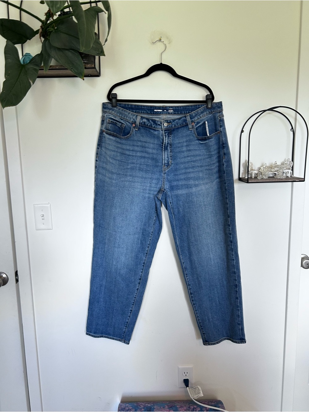 NWT Old Navy High Rise Curvy OG Loose Secret Smooth Pocket Jeans Plus Size 20
